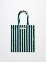 NARAM TOTEBAG sea foam & deep teal