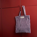 NARAM TOTEBAG wine & lavender blue