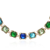 NECKLACE AMONITE - BLEU