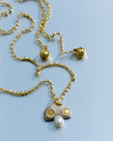 NECKLACE CHAMPI MARRON CROCHET