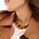 NECKLACE EVORA - CHOCOLAT