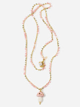 NECKLACE FUNGHI ROSA