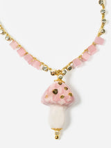 NECKLACE FUNGHI ROSA