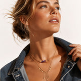 NECKLACE THIADEE - INDIGO