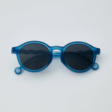JUNIOR+ Oval Sunglasses - Navy Blue