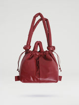 Ona Vegan leather Bag - Cherry red