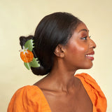 Orange Blossom Hair Claw