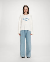 Oversized knit sweater bleuet Viggo