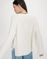 Oversized knit sweater bleuet Viggo