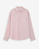 Oversized striped cotton shirt pivoine Vipera