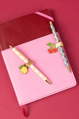 DESIGNWORKS INK Set 2 Pen Clips Lemon Cherry