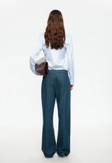 PEAK JEAN - WASHED BLUE