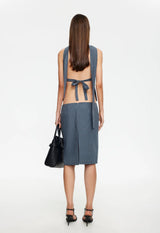 PLAY ON HALTER - NAVY