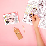 POCKET COLORING - PRINCESSES & DRAGONS