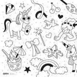 POCKET COLORING - UNICORN