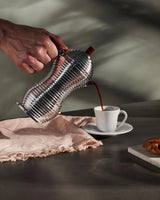 PULCINA,ESPRESSO COFFEE MAKER, RED, 7CL