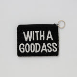 PURSE BAD ASS - BLACK/WHITE