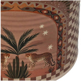 Planter Palm Leopard Dolomite Brown 9.8x9.8x9cm