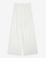 Pleated wide-leg pants with adjustable waist ivoire Wonka