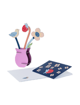 Pop Out Card, William Morris Flowers