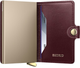 Premium Miniwallet+ Emboss Diamond Bordeaux