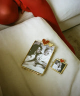 Pyar Heart Frame Mini Red