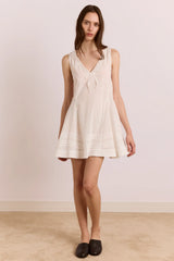 RAVEN MINI NIGHT DRESS - WHITE