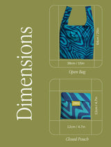 Swirl in Blue Reusable Bag