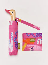 Fuchsia Arty Cats Reusable Bag