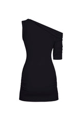 REBELS MINI DRESS - ONYX