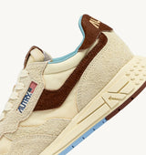 REELWIND LOW SNEAKERS IN BROWN AND NUT NYLON AND SUEDE (WOMAN)