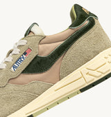 REELWIND LOW SNEAKERS IN NYLON AND SUEDE COLOR SPONGE AND GREEN (MAN)