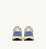 REELWIND LOW SNEAKERS IN NYLON AND SUEDE DELLA ROBBIA BLUE AND WHITE (WOMAN)