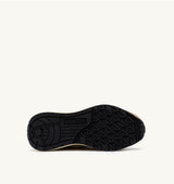 REELWIND LOW SNEAKERS IN PEPPER AND WHITE SUEDE AND NYLON (MAN)