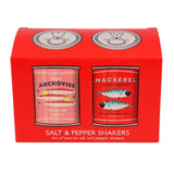 Tin salt and pepper shakers - Fish