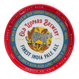 Round metal serving tray - Old Leopard Brewery