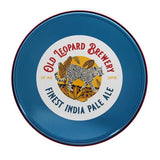 Round metal serving tray - Old Leopard Brewery