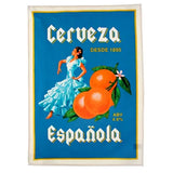Cotton tea towel - Cerveza Espa?ola