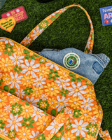Retro Floral Duffel Bag