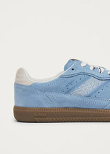 Rife Cornflower Blue Cream Leather Sneakers