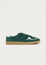 Rife Forest Green Leather Sneakers