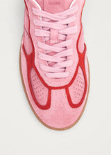 Rife Sea Pink Leather Sneakers
