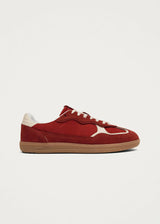 Rife Sheen Red Leather Sneakers
