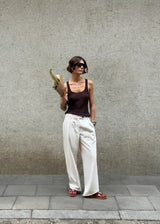 Rife Sheen Red Leather Sneakers