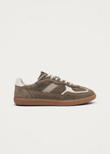 Rife Taupe Leather Sneakers