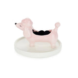 Ring Holder Poodle Pink