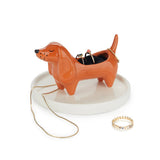 Ring Holder Teckel Brown