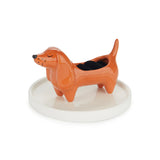 Ring Holder Teckel Brown