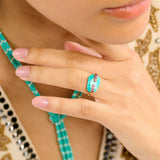 Rings Precieuse - Turquoise (Size 56)