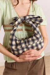 Roo Check Tie Bag - Cardamon Check
